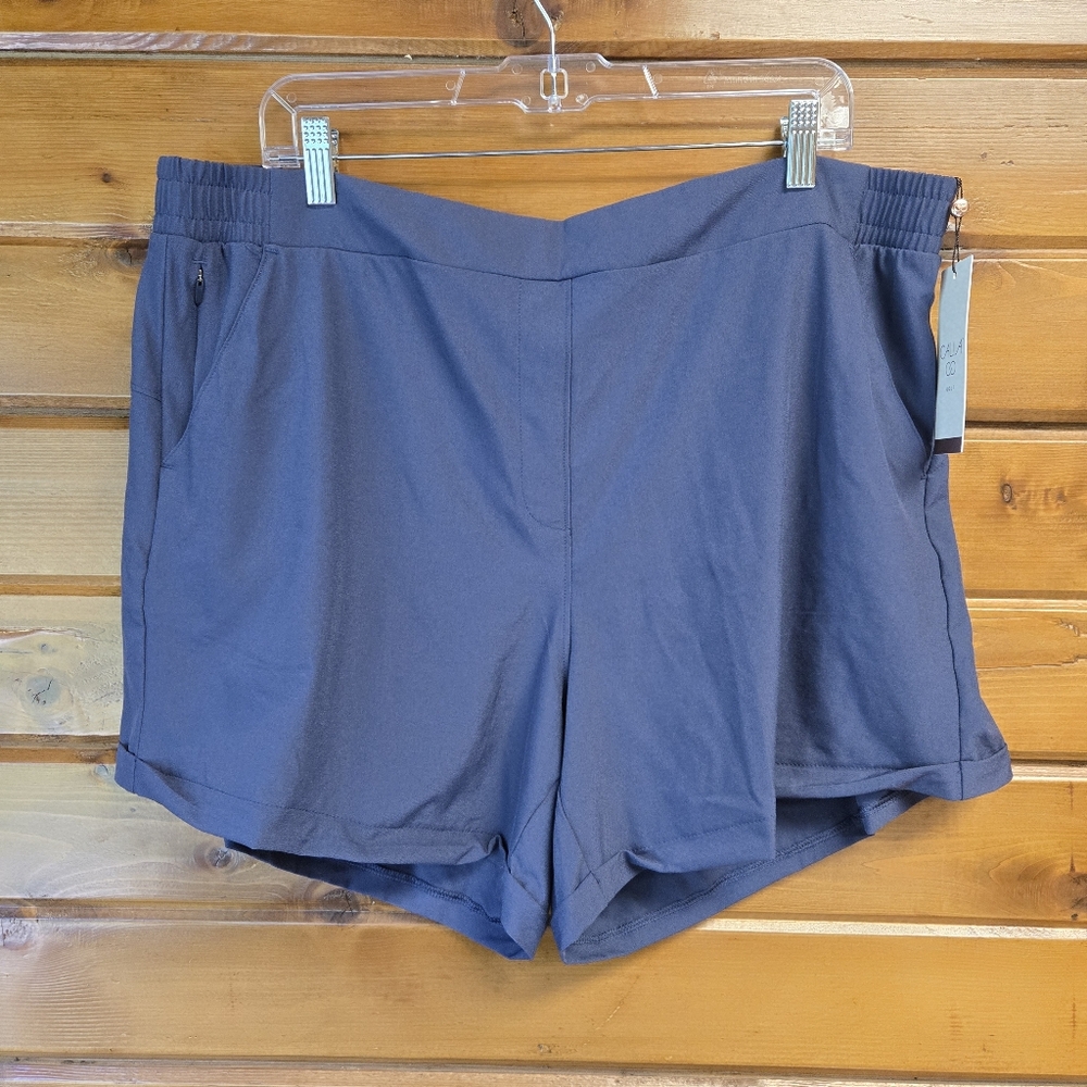 CALIA Golf On The Fly Shorts Blue Elastic Waist size XXL